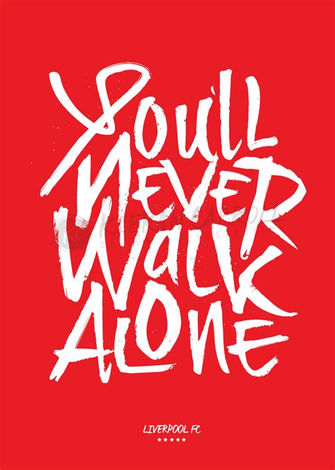 Whatever the inspiration, by 1965 liverpool fans could be heard belting out you'll never walk alone at wembley during the fa cup final win over leeds, with tv commentator kenneth wolstenholme. Liverpool FC - 'You'll Never Walk Alone' Song Title ...