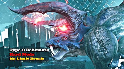 Type 0 Behemoth No Limit Breakhard~final Fantasy Vii Remake Youtube