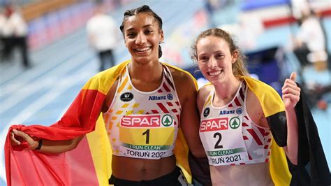 Her last result is the 2nd place for the women's pentathlon in the european indoor championships 2021. Nafi Thiam et Noor Vidts: un doublé historique - Le Soir Plus