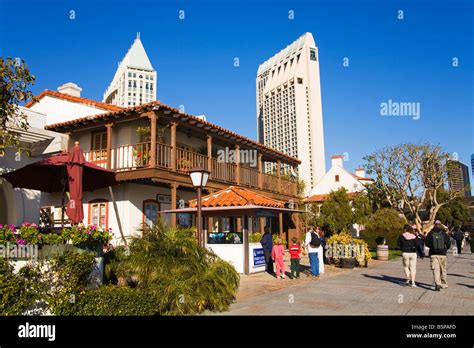 Seaport Village San Diego California Usa Stock Photo Alamy