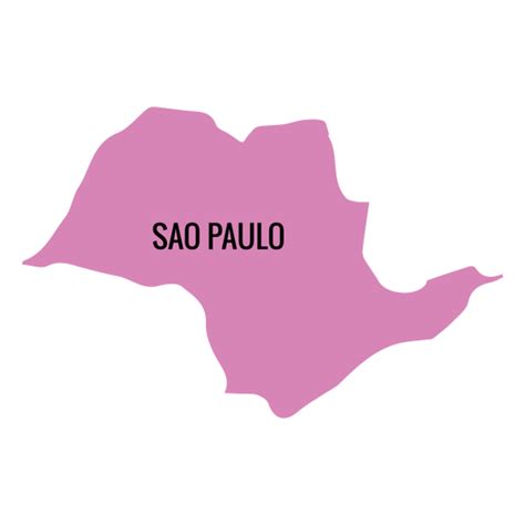 Mapa Estado De Sao Paulo Png