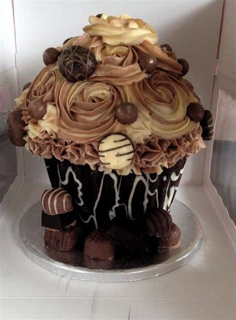 Incredibly Indulgent Chocolate Giant Cupcake