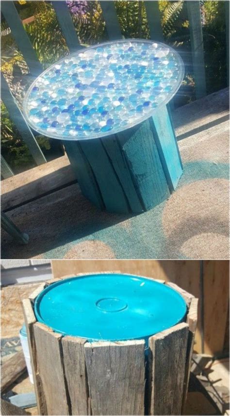 DIY Five Gallon Bucket Patio Table Gardeningcrafts Bucket Diy Projects