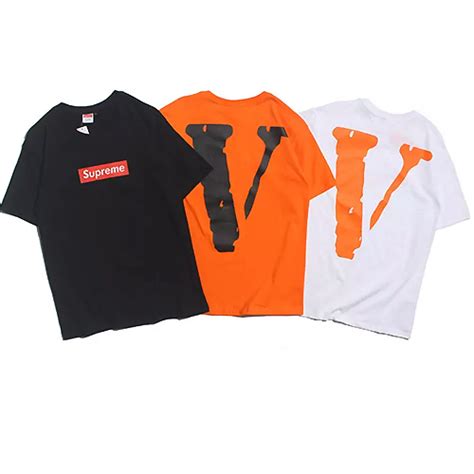 Supreme シュプリーム X Vlone ブイローン コラボ Tシャツ 日本人対応 必ず届く パロディ専門ショップ シー