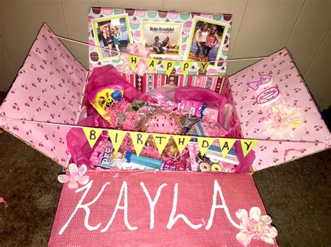 Best Friend Birthday Care Package Pop Up Box Birthday Care Packages Bff Birthday Gift Friend