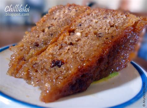 Decadent Banana Prune Cake In Caramel Sauce Eggless And Low Fat