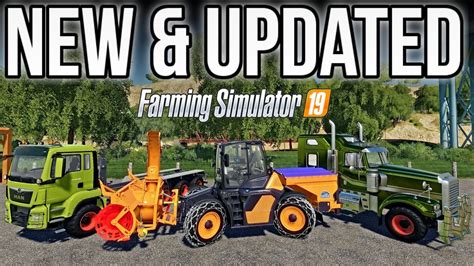 New Mods Fs19 Semi Updates Its Winter Pack Farming Simulator 19