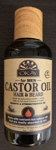 Okay Castor Oil Hair And Beard Growth And Strengthening Oil 4oz Free