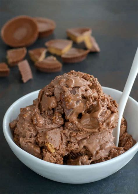 Chocolate Peanut Butter Ice Cream Barefeet In The Kitchen