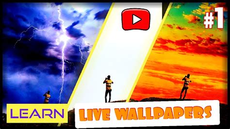 Photo Editing Learn How To Make Live Wallpapers World Editing Youtube