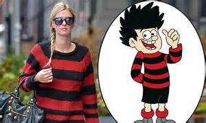 Nicky Hilton Does Her Best Dennis The Menace Impression In A Red And