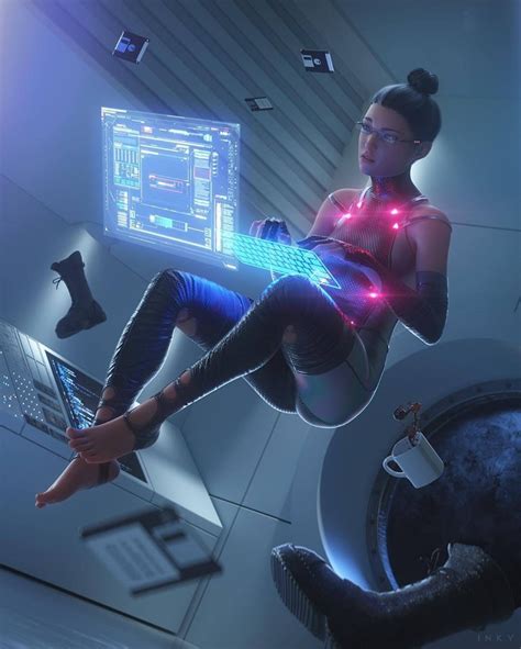 pin on cyberpunk illustrations and posters
