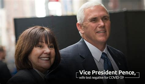 Pence shouted to his wife, karen, his closest adviser, at the other end of the table. Mike Pence and his wife Karen Pence tested Negative for Coronavirus