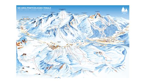 Passo Tonale Ski Map And Information Free Piste Map