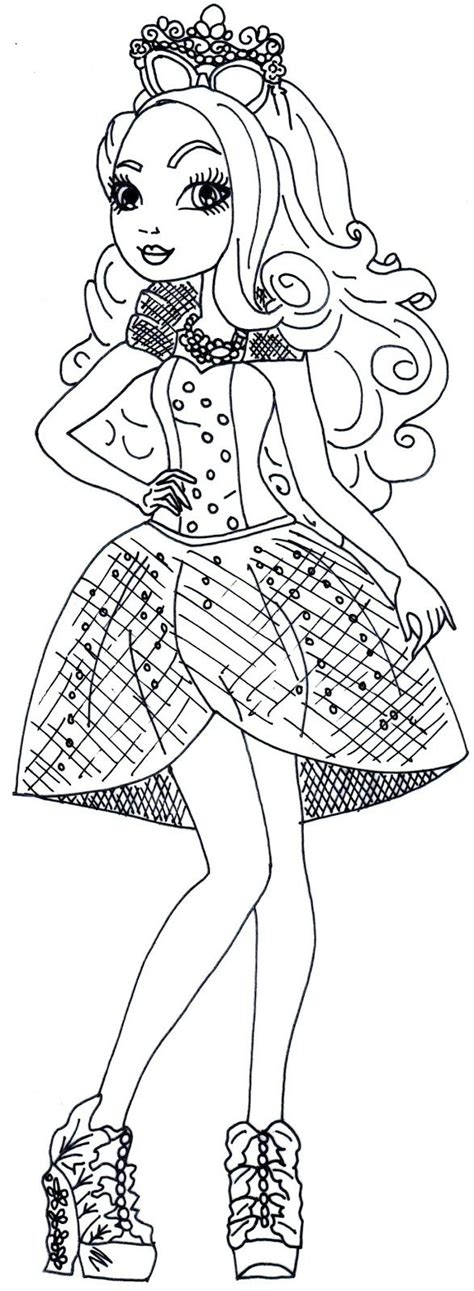 You now can color this four girls that are the leaders of the royals and the rebels in the middle, apple and raven hunter huntsman coloring page | ever after high. Free printable mirror beach ever after high coloring page ...