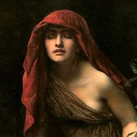 Priestess Of Delphi John Collier High Quality Fine Art Etsy