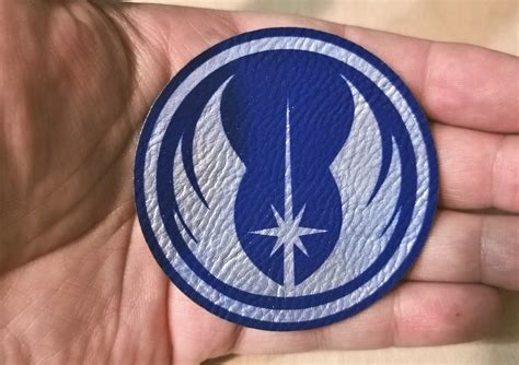 Jedi Order Leatherette Patch Star Wars Clone Wars Rebels Etsy