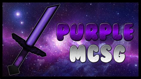 Minecraft Pvp Texture Pack Purple Pack Mcsg 17x18x Youtube