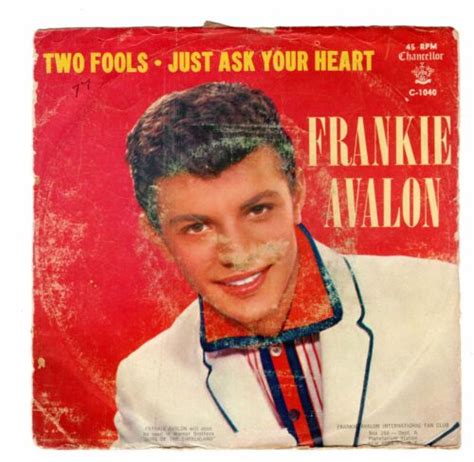 Frankie Avalon Just Ask Your Heart Vg Ebay
