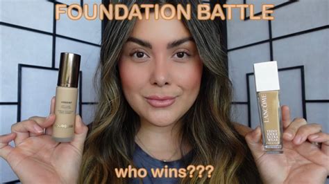 Battle Of The Foundations Lancôme Teint Idole Care And Glow Vs Hourglass