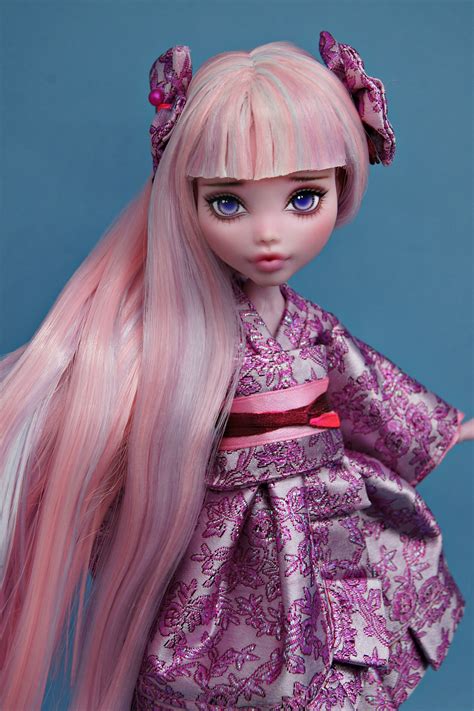 Ooak Monster High Doll Kimono Dress Sewing Pattern Ooak Etsy