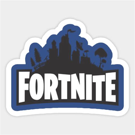Fortnite Logo Fortnite Battle Royale Sticker Teepublic
