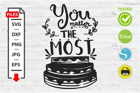 Download You matter the most motivational quote SVG Cricut ...