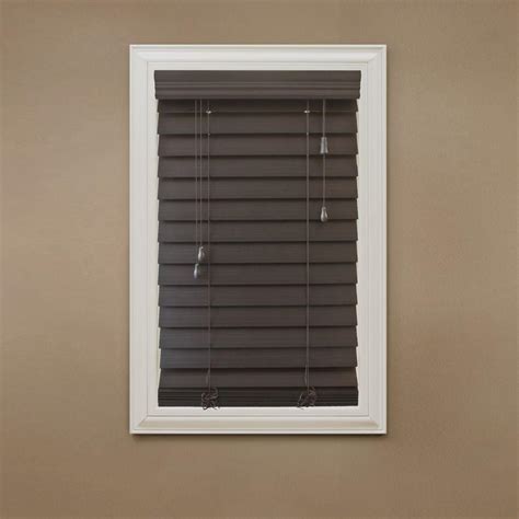 They have the look of luxurious real. Home Decorators Collection Espresso 2-1/2 in. Premium Faux ...