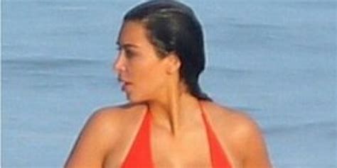 Kim Kardashian Shares Bikini Tbt Photos From Her Mexico Vacation Huffpost
