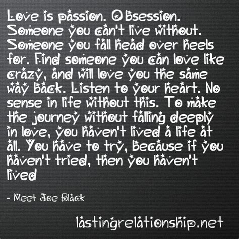 Love Is Passion Obsession Someone You Cant Live Without Someone You