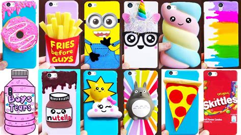 15 diy phone cases easy and cute phone projects and iphone hacks youtube