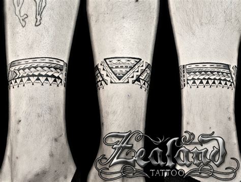 Polynesian Leg Band Zealand Tattoo