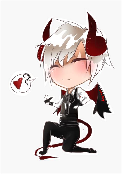Demon Clipart Tail Cool Anime Boy Demon Hd Png Download