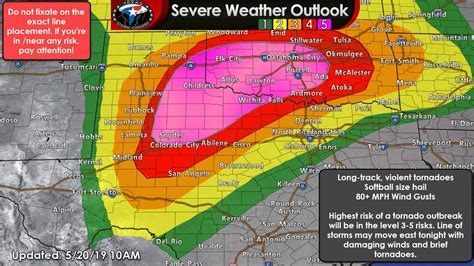 Significant Tornado Outbreak Likely This Afternoonevening Level 5 Risk