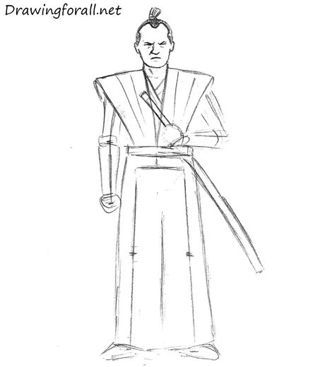 1095x609 ye oldde blogge how to draw a catfish. How to Draw a Samurai for Beginners | Drawingforall.net