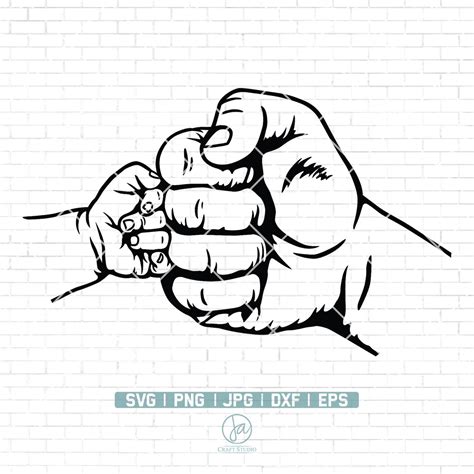 Fist Bump SVG Father S Day SVG New Dad SVG Dad And Etsy
