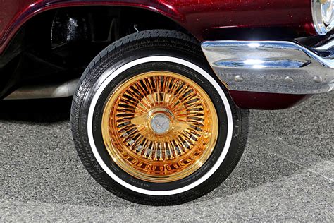 1961 Chevrolet Impala Gold Dayton Wire Wheel Lowrider