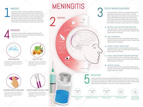 Infografía De Meningitis Síntomas Tipos Prevención Y Vacunas Con Los