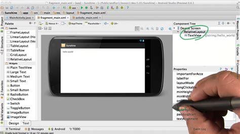 Create A User Interface Developing Android Apps Youtube
