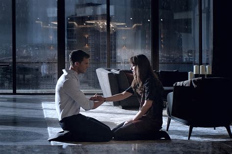 new ‘fifty shades darker trailer has shower sex and light elevator fondling