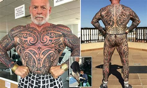 Bodybuilder Has Covered Entire Body With Intricate Designs After