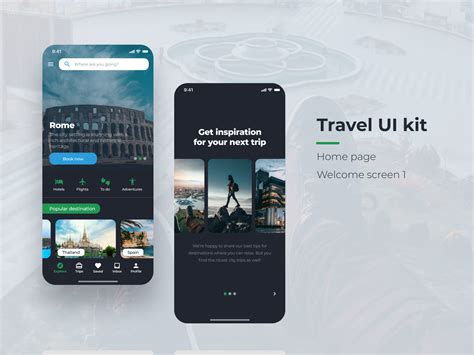 Travel App Ui Kit By Aleksandr Maliavka On Dribbble