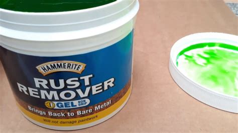 Hammerite Rust Remover Gel A Review Youtube