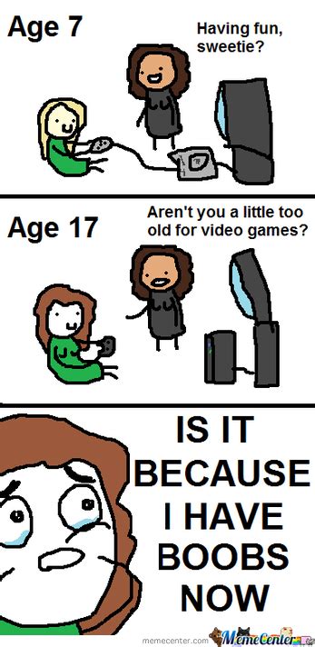 Every Day Problems Of A Gamer Girl By Maxterfa Meme Center