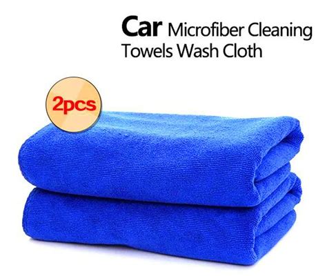 2Pcs Super Absorbent Car Wash Microfiber Towel Car Cleaning Drying