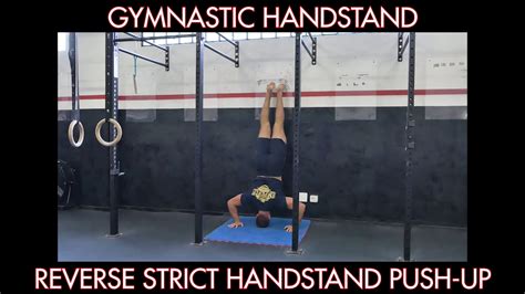 Reverse Strict Handstand Push Up Youtube