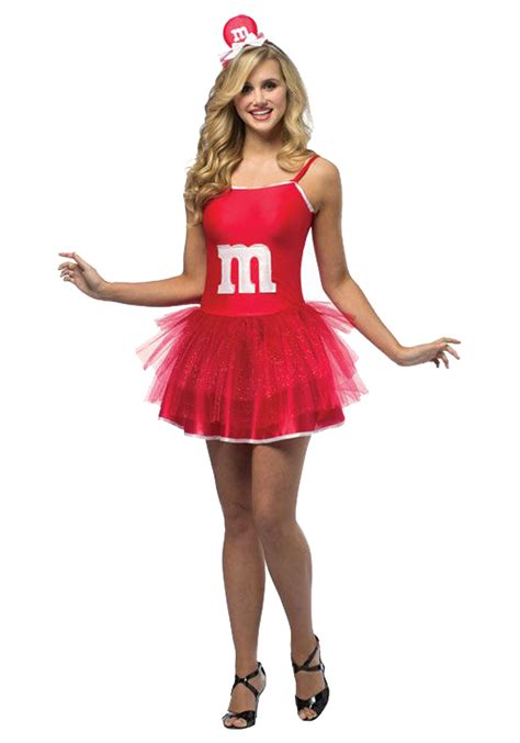 Womens Mandm Red Party Dress Halloween Costume Ideas 2019