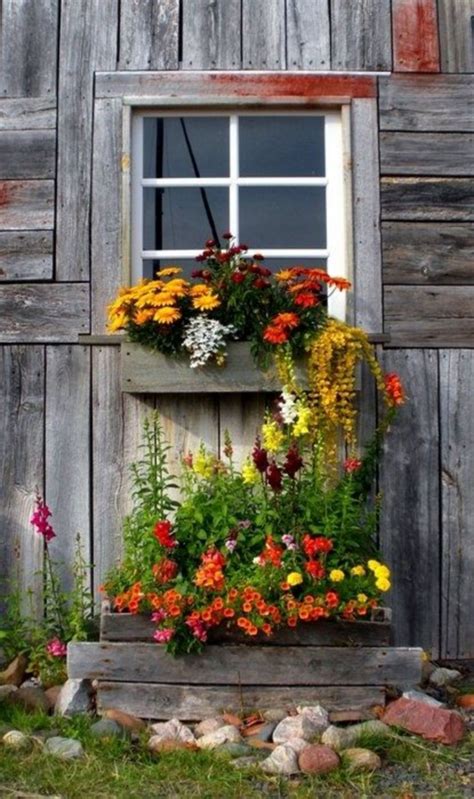 Once the box is built, flip it over and put the plastic flower box liners inside the cedar window box to ensure they fit. 25+ Extraordinary Window Garden Ideas for Your Wonderful ...