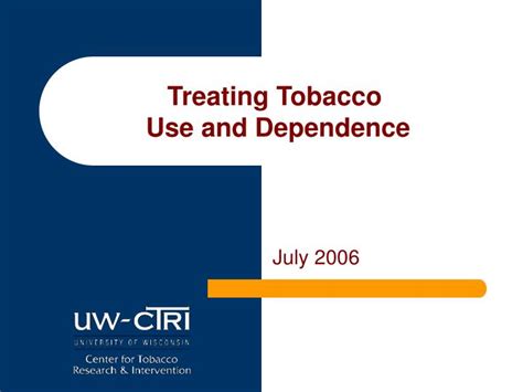 Ppt Treating Tobacco Use And Dependence Powerpoint Presentation Free Download Id 633699