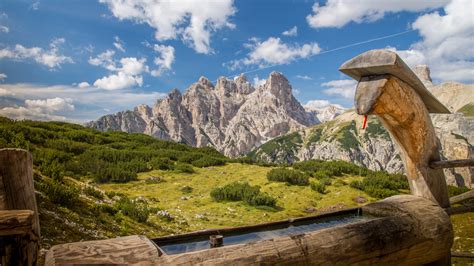 Download Wallpaper Landscape From Dolomites Mountains 3840x2160